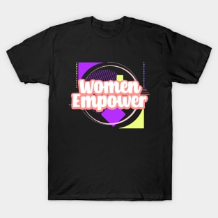 Feminist woman power  geometric T-Shirt